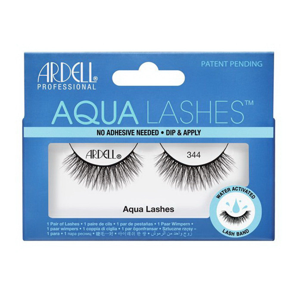 Ardell Aqua 344 False Eyelashes, Black, 1 Pair